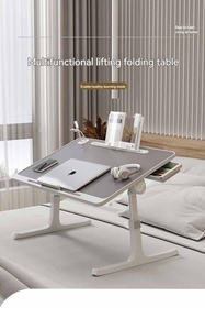 Minimalist bedroom, office, foldable lift bed, small table (Ready Stock)