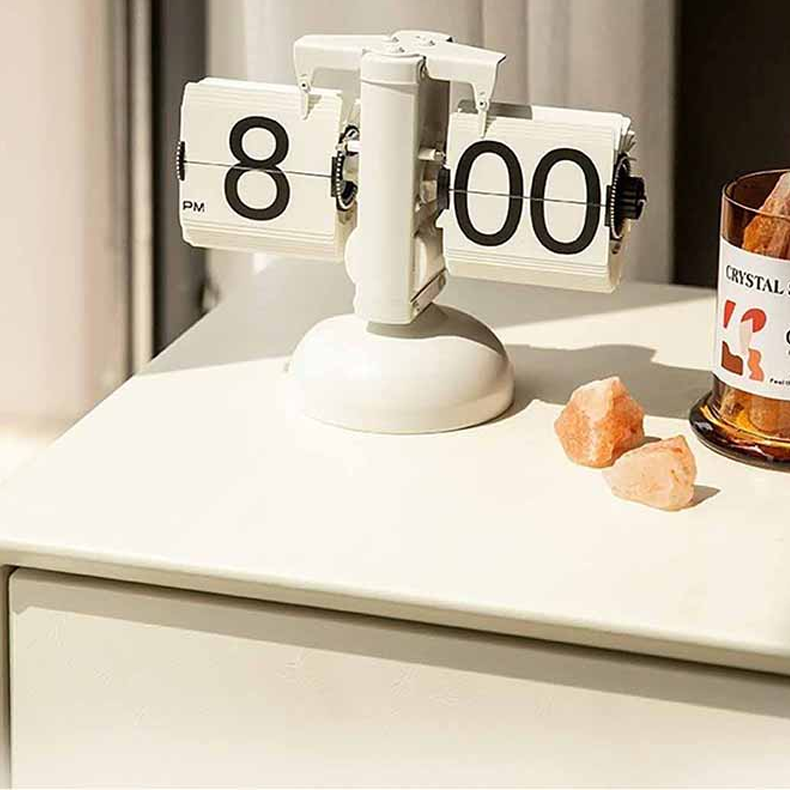 Block Flipping Clock Lighting automatic flipping clock ornament (Ready Stock)
