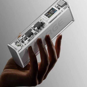 Sharge Flash 140W Silver Wing Pro X1i Transparent Mobile Power Bank (Ready Stock)