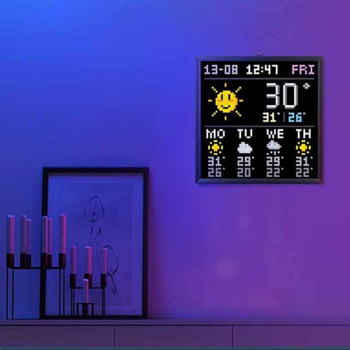 Divoom Pixoo 64 × 64 Smart Pixel Bluetooth Photo Frame Table Light  (Ready Stock)