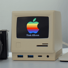 Load image into Gallery viewer, **Early Bird Exclusive Offer**RayCue Mac 128K: 14 in 1 Retro Style Multifunctional Dock Display