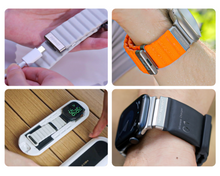 Load image into Gallery viewer, EnergyLink, 1-Step Magnetic Attachment &amp; Charging. Compatible with Apple Watch Band 42-49mm &amp; IP68 Waterproof *Pre-Order Exclusive Discount*