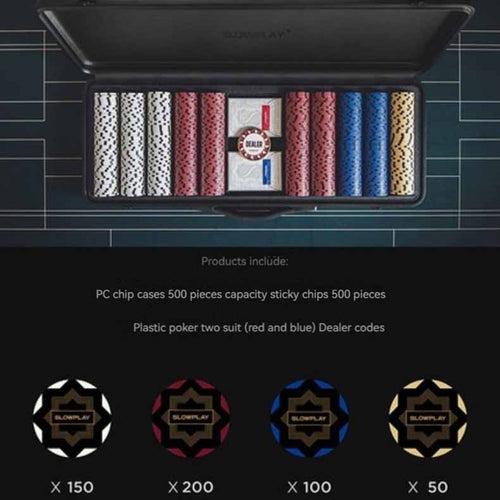 SLOWPLAY Texas Hold'em Clay Chip Set  (Ready Stock)